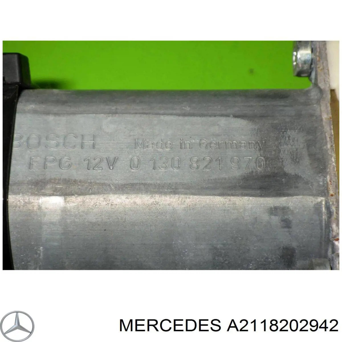 A2118202942 Mercedes двигун склопідіймача двері передньої, лівої