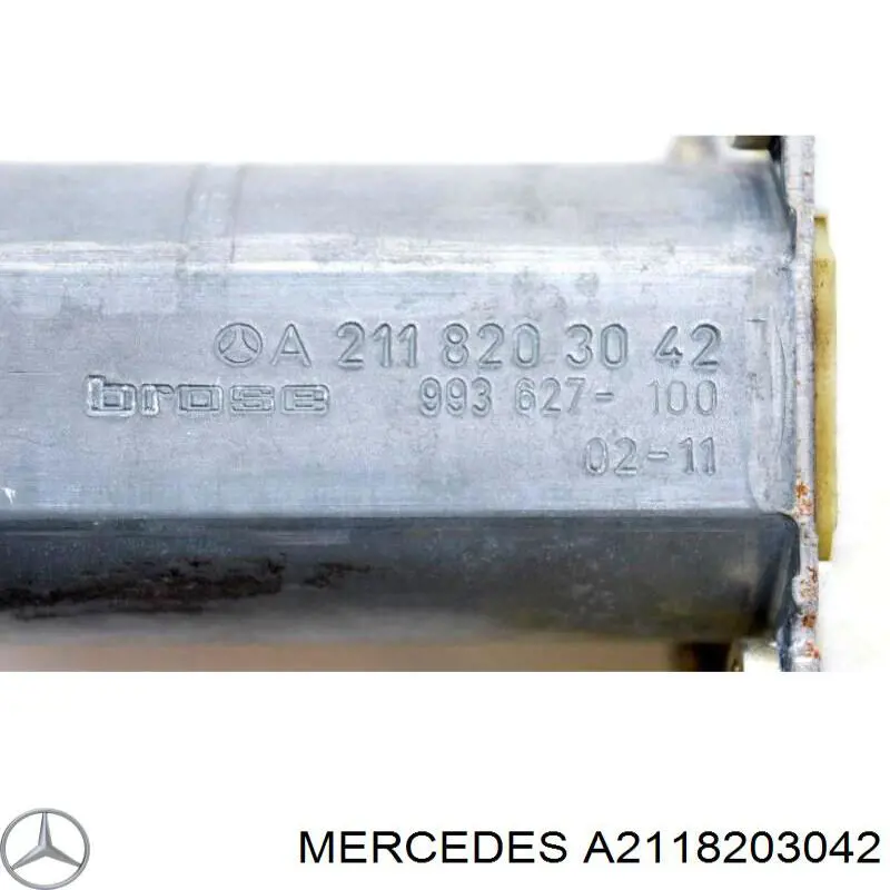 Двигун склопідіймача двері передньої, правої Mercedes A2118203042