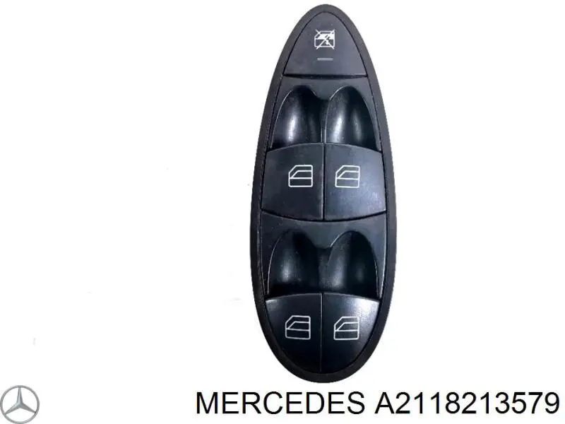 Кнопковий блок керування склопідіймачами передній лівий Mercedes A2118213579 ціна, від 56.05 USD