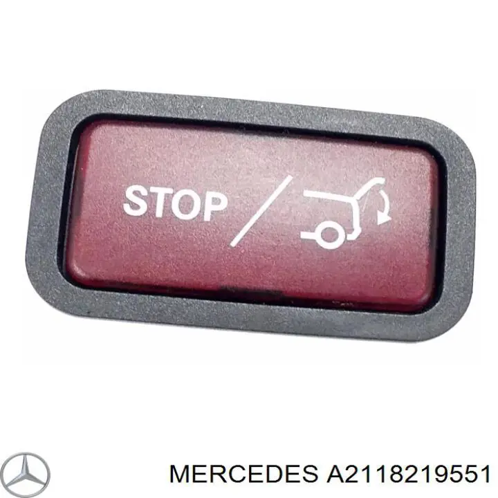 Кнопка приводу замка задньої 3/5 двері (ляди) A212821065164 Mercedes