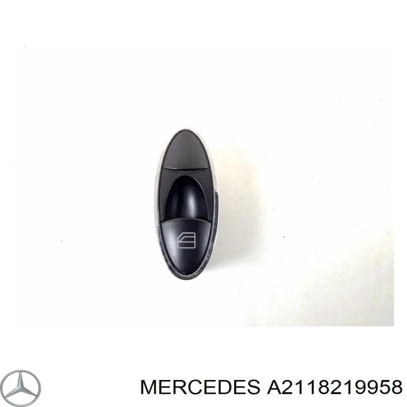 Кнопковий блок керування склопідіймачами передній лівий A2118219958 Mercedes