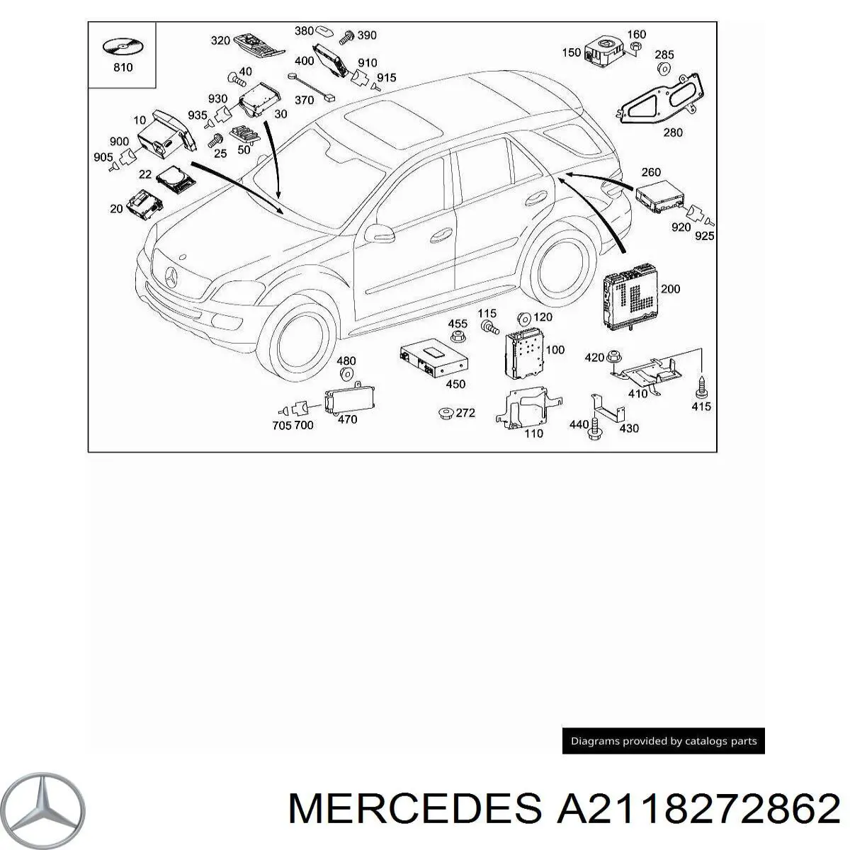 A2118272862 Mercedes 