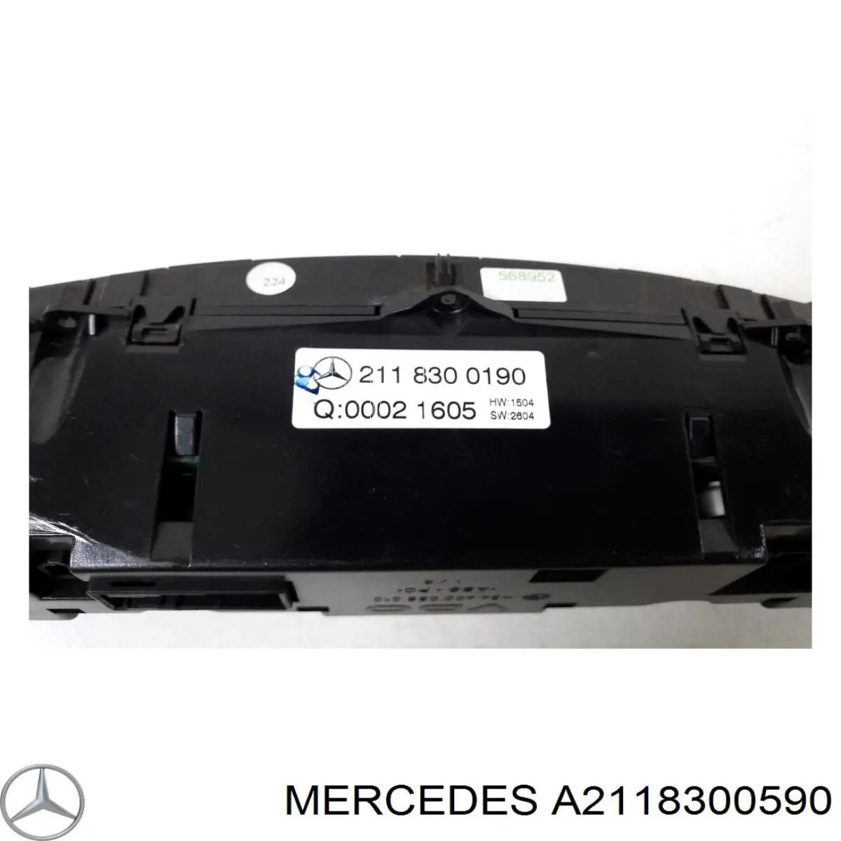 A2118300590 Mercedes реостат/перемикач-регулятор режиму обігрівача салону