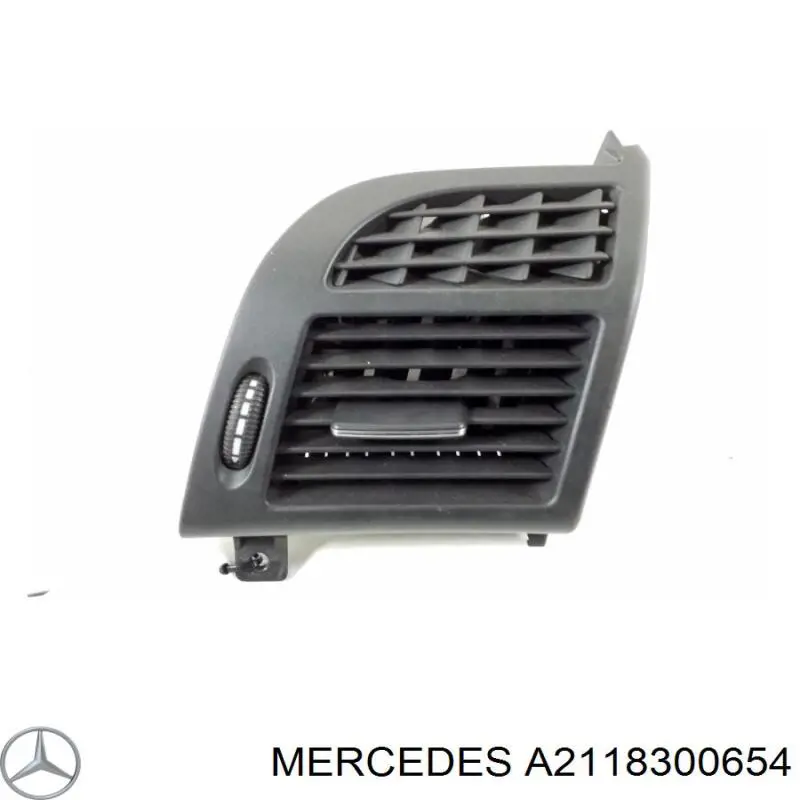 Купити A2118300654 Mercedes Решітка повітропровода права