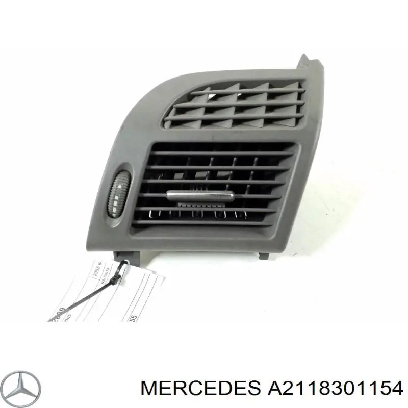 A2118301154 Mercedes Решітка вентиляції салону на "торпедо", ліва