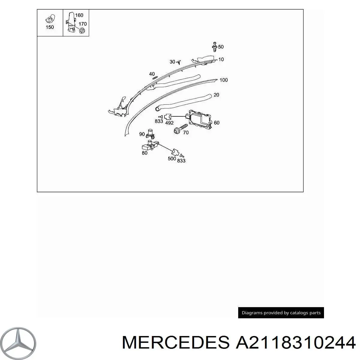 A2118310244 Mercedes 