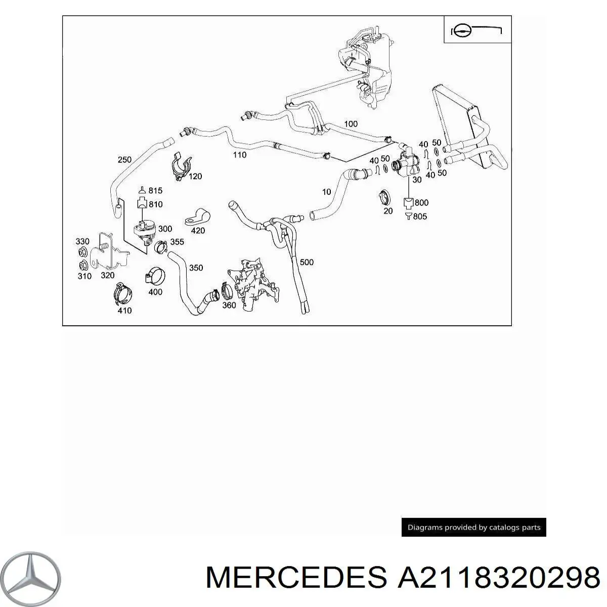 Mercedes A2118320298 ціна, від 7.59 USD