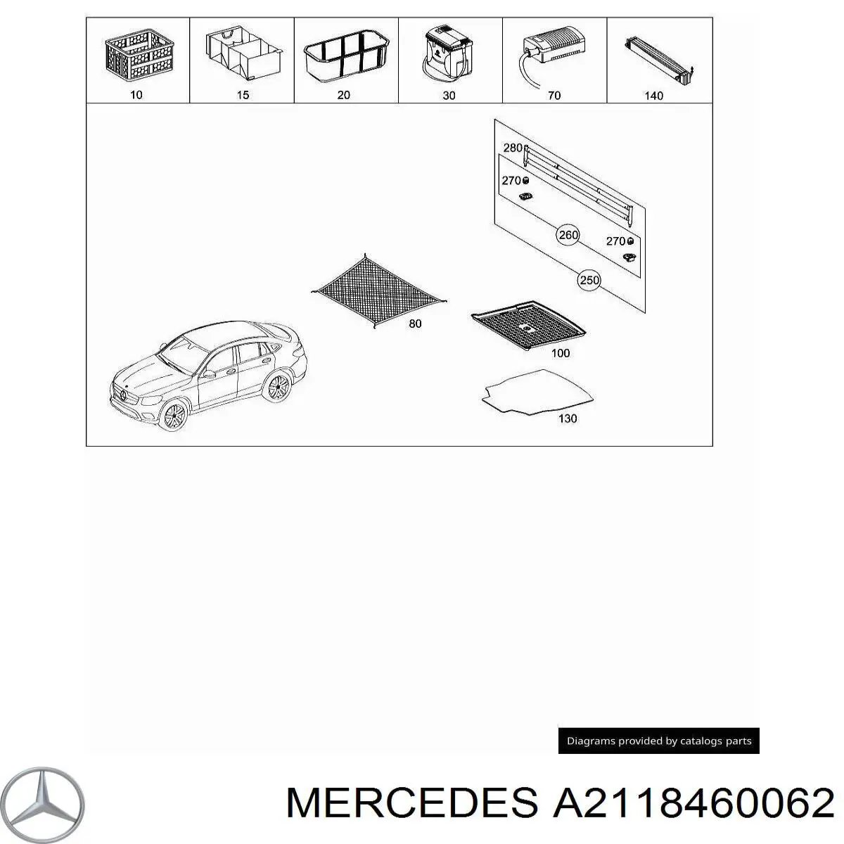 A2118460062 Mercedes 