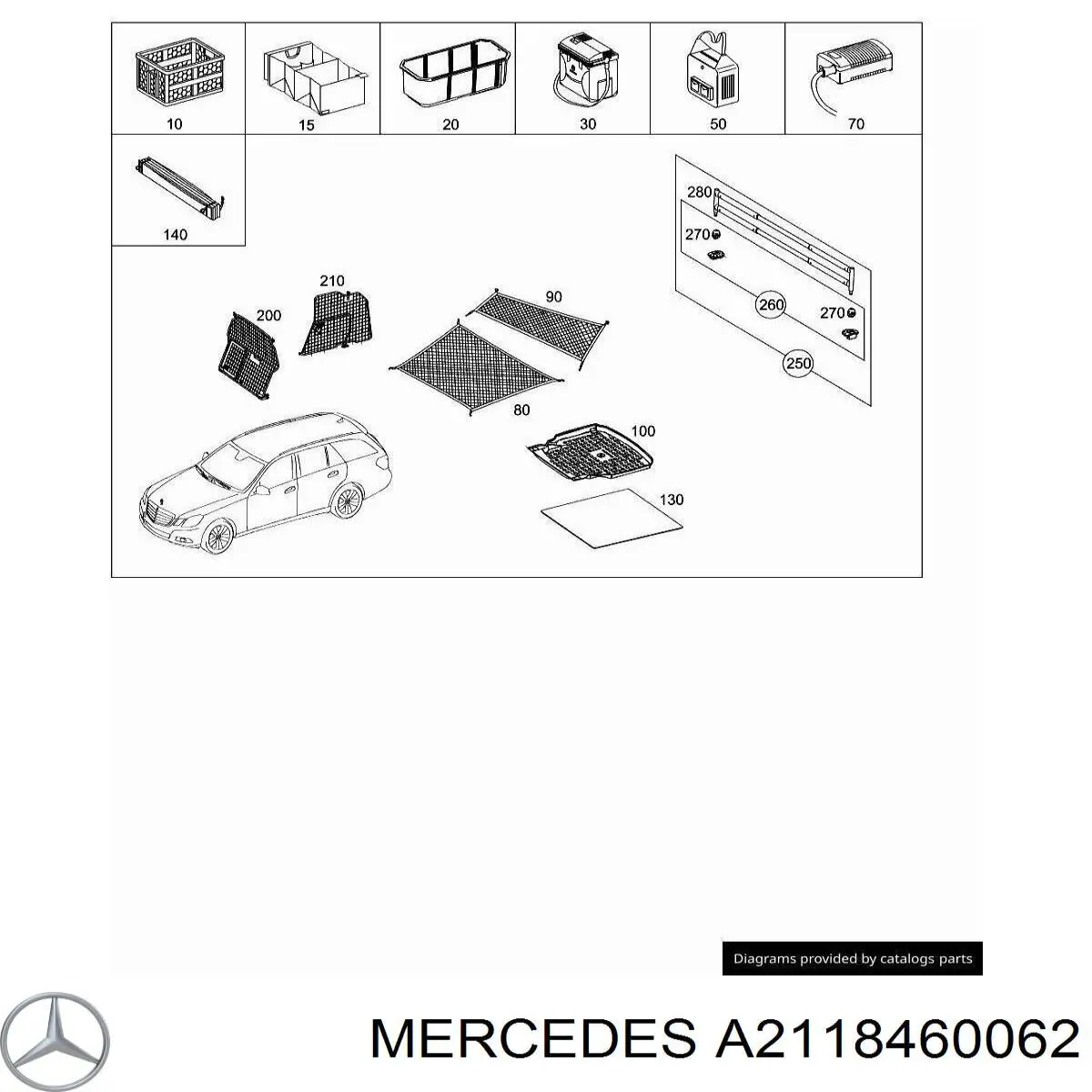 Купити A2118460062 Mercedes 