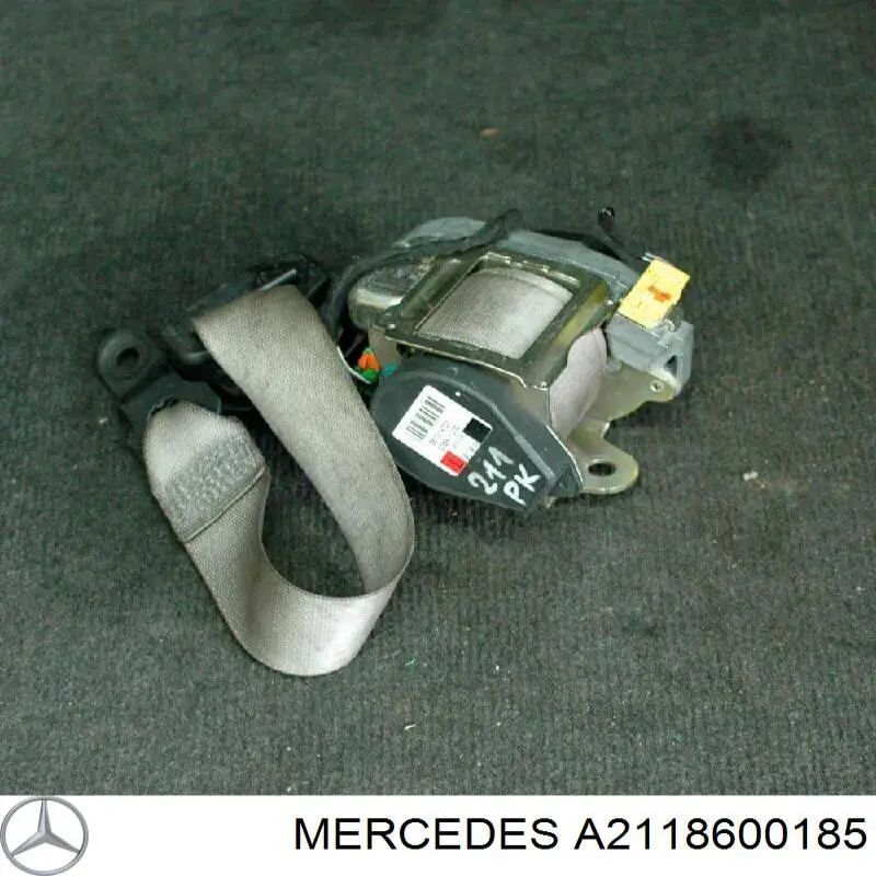 A2118600185 Mercedes Пасок безпеки передній лівий