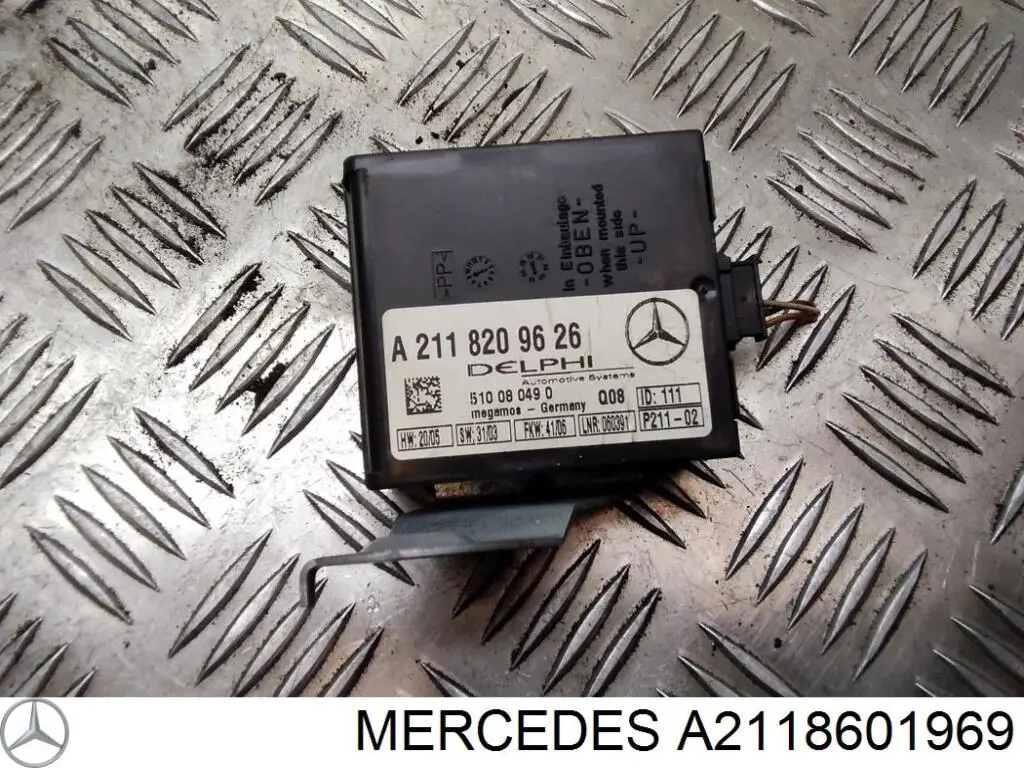 A2118601969 Mercedes Важіль фіксатора ременя безпеки передній