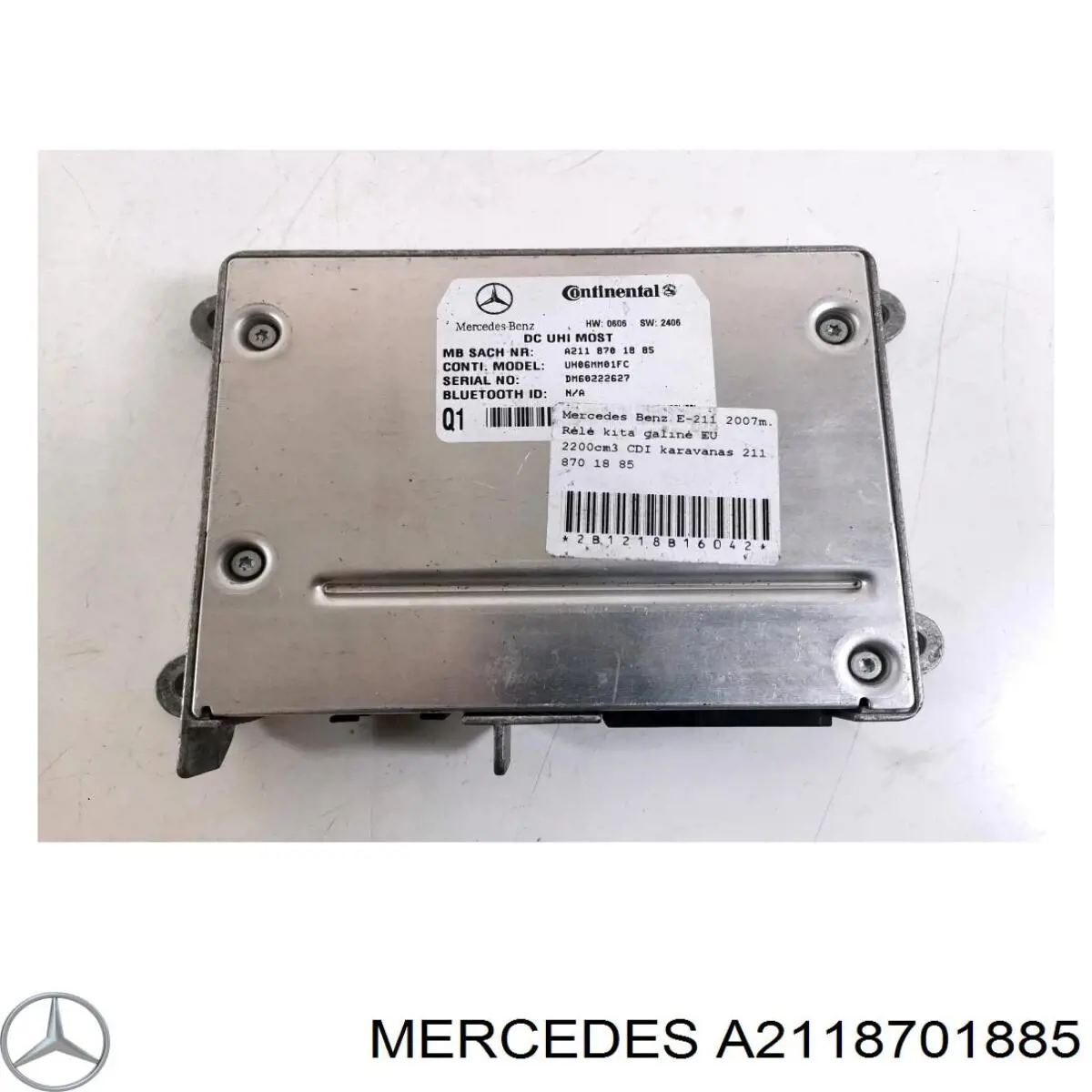 Блок керування Bluetooth Mercedes A2118701885 ціна, від 6.33 USD