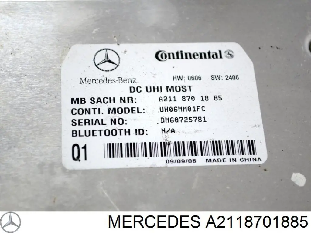 Купити A2118701885 Mercedes Блок керування Bluetooth