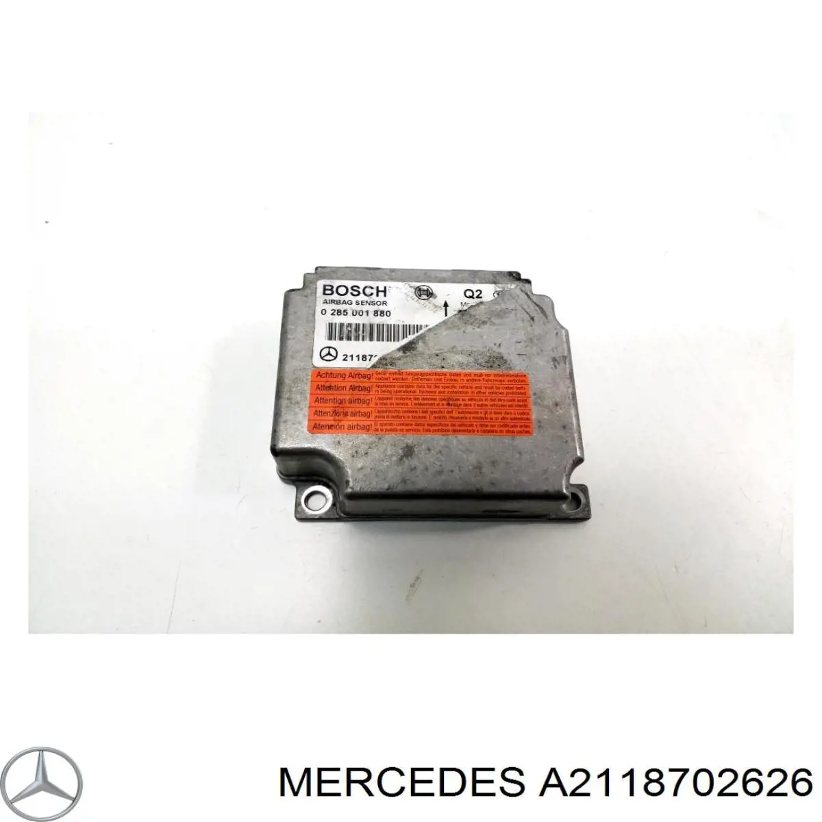 Модуль-процесор керування подушки безпеки Mercedes A2118702626 ціна, від 12.67 USD