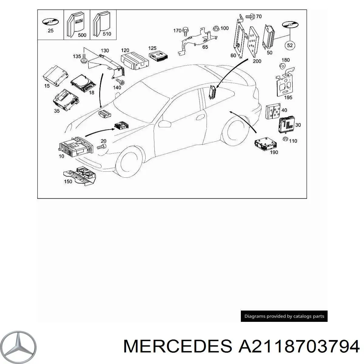 A2118709690 Mercedes 