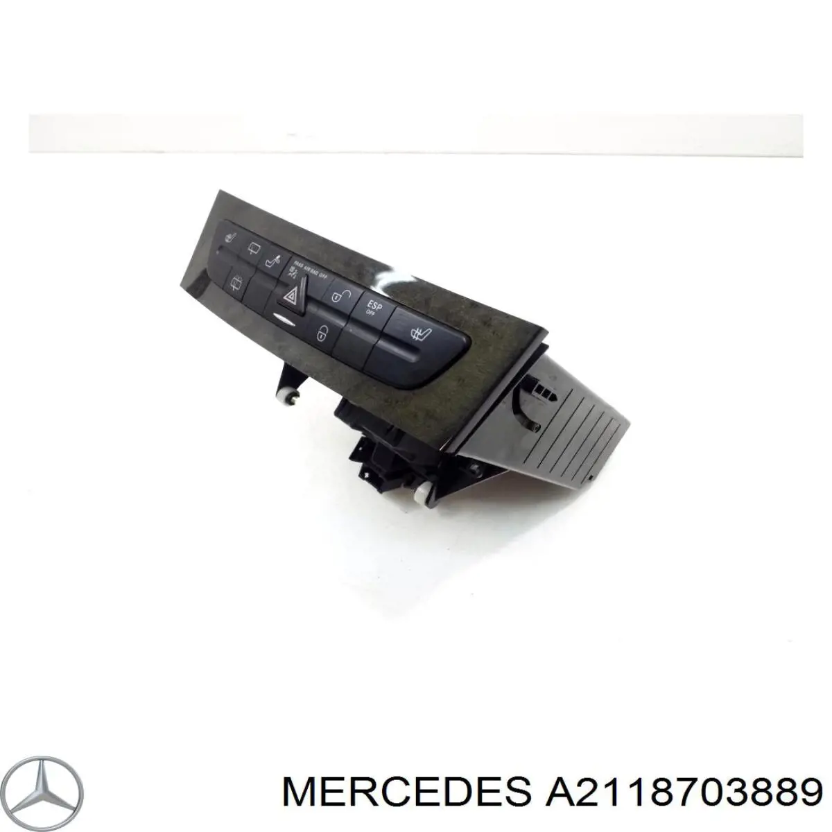 A2118703889 Mercedes магнітола (радіо am/fm)