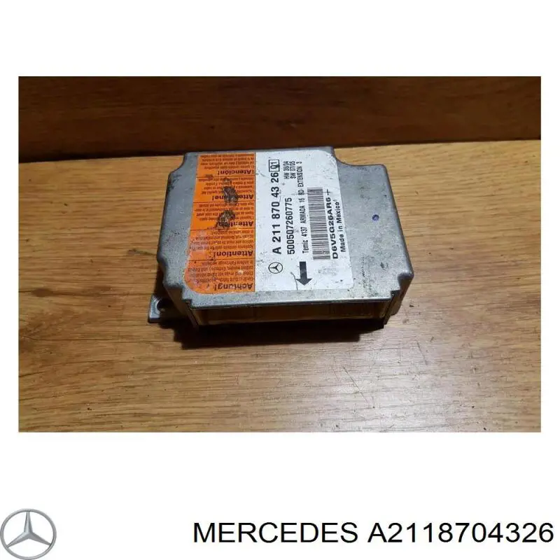 Блок управління airbag Mercedes A2118704326