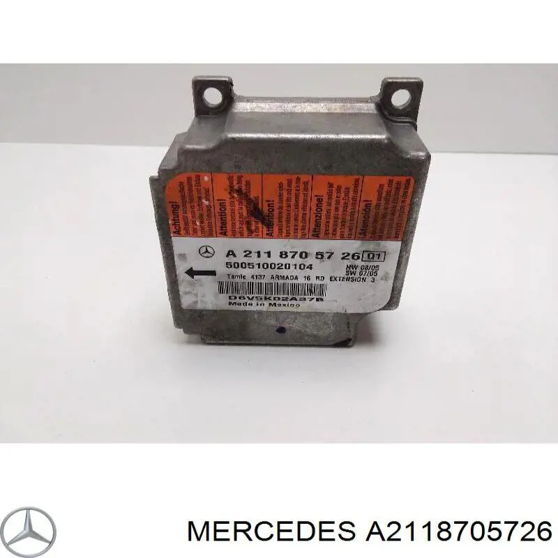 Модуль-процесор керування подушки безпеки Mercedes A2118705726 ціна, від 10.83 USD