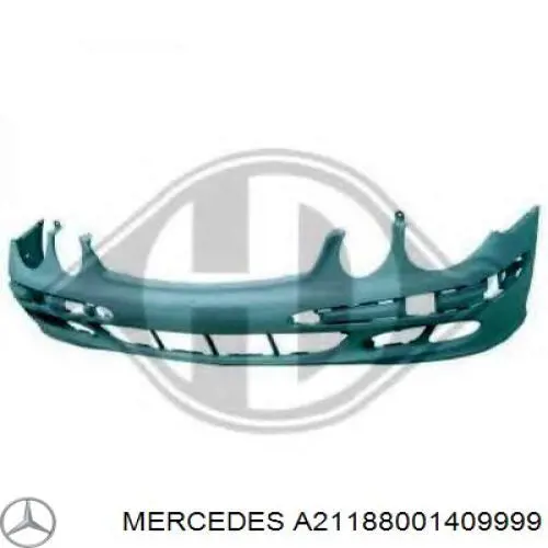 Купити A21188001409999 Mercedes Буфер (бампер) передній