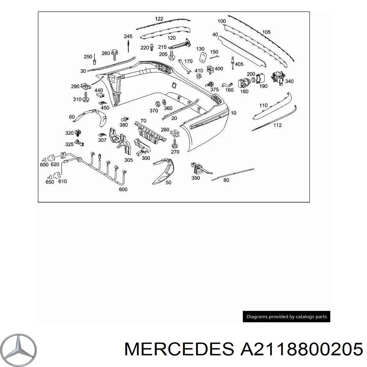 A2118800205 Mercedes 