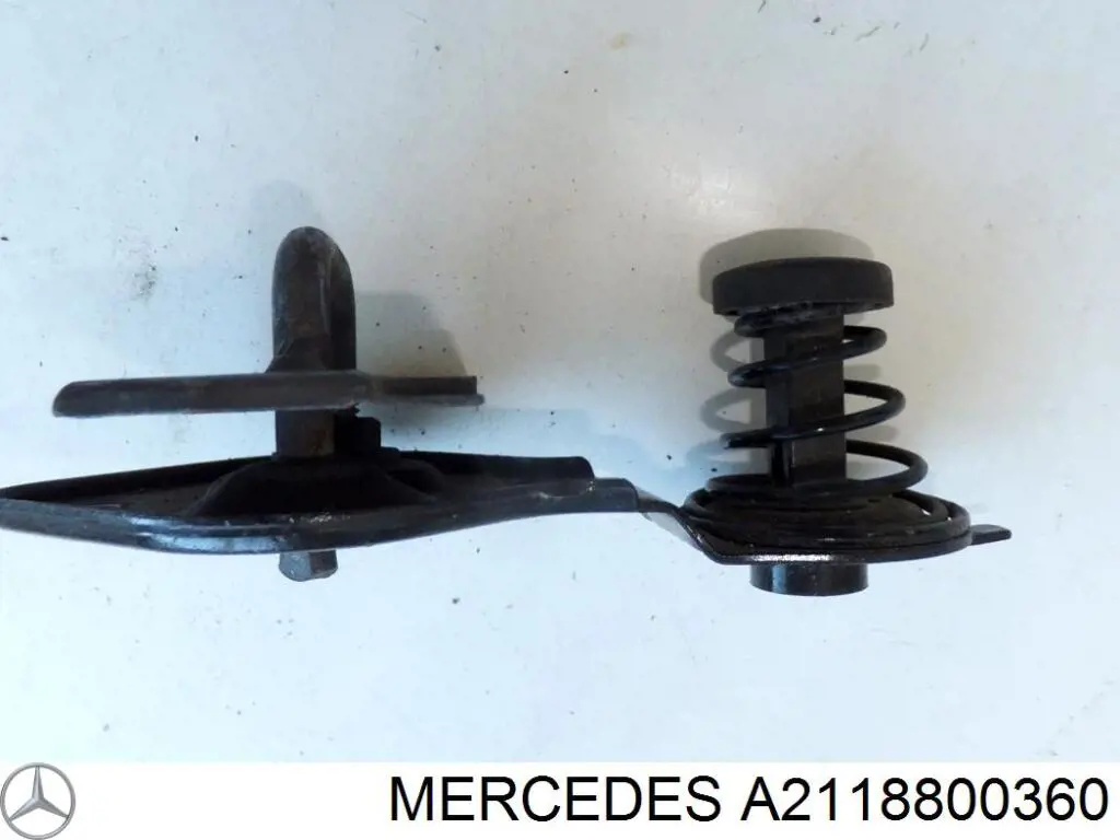 A2118800360 Mercedes Запор капота (замок і привід замка капота)