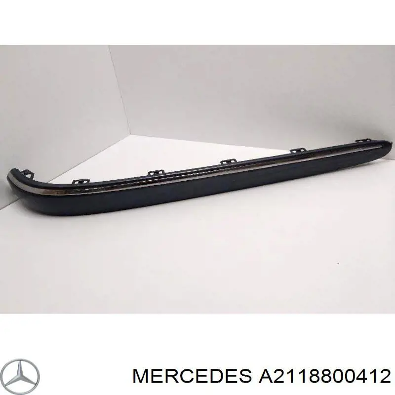Накладка бампера заднього, права Mercedes A2118800412 ціна, від 28.75 USD