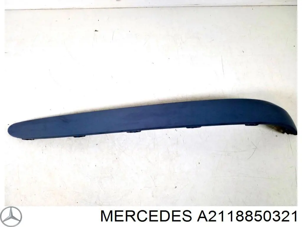 Накладка бампера заднього, ліва Mercedes A2118850321 ціна, від 16.89 USD