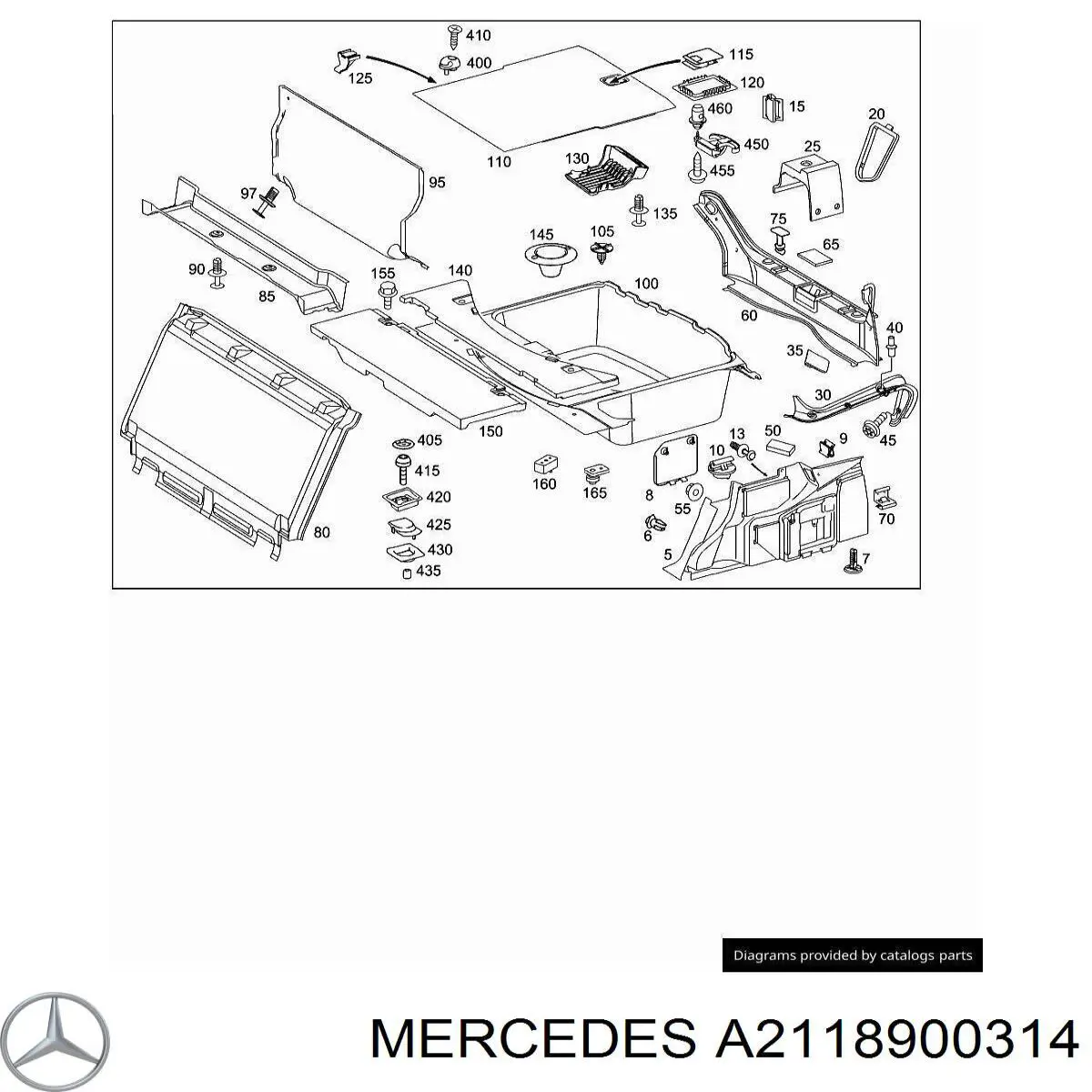  Mercedes A2118900314 ціна, від 6.33 USD