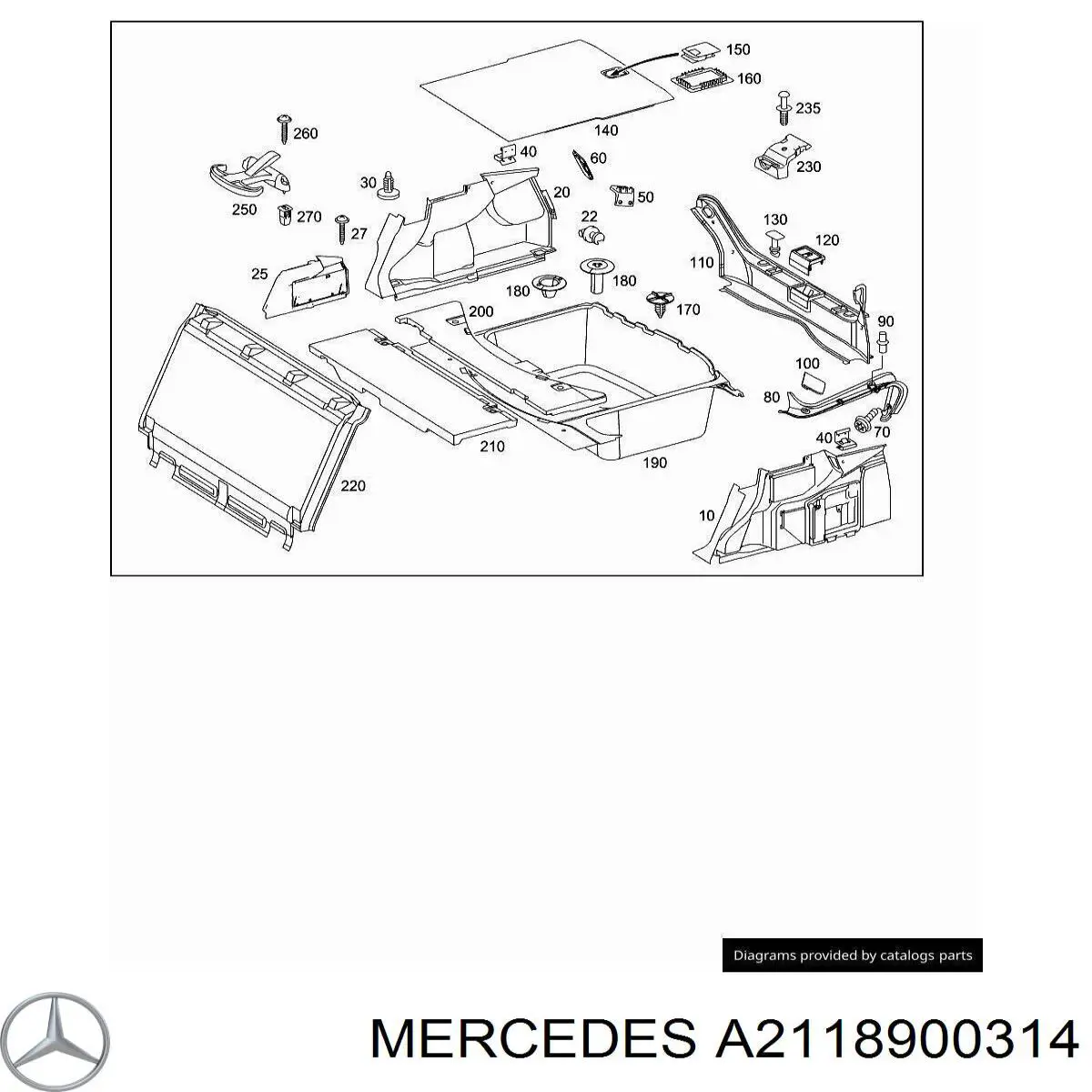 A2118900314 Mercedes 