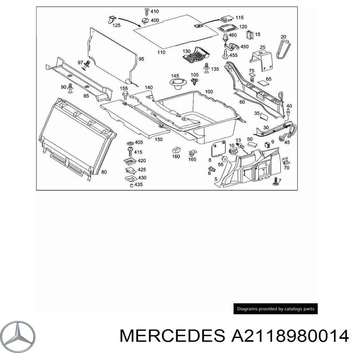 A2118980014 Mercedes 