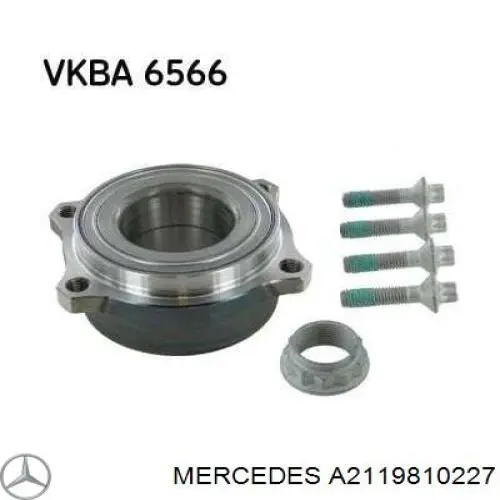 Підшипник маточини задньої Mercedes A2119810227 ціна, від 27.12 USD