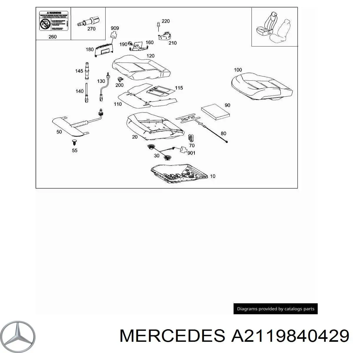 A2119840429 Mercedes 