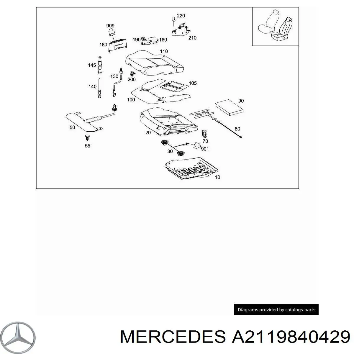 A2119840429 Mercedes 
