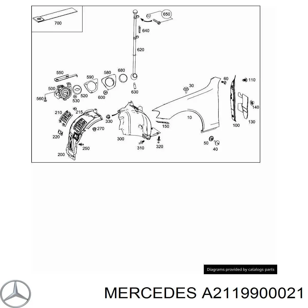  A2119900021 Mercedes