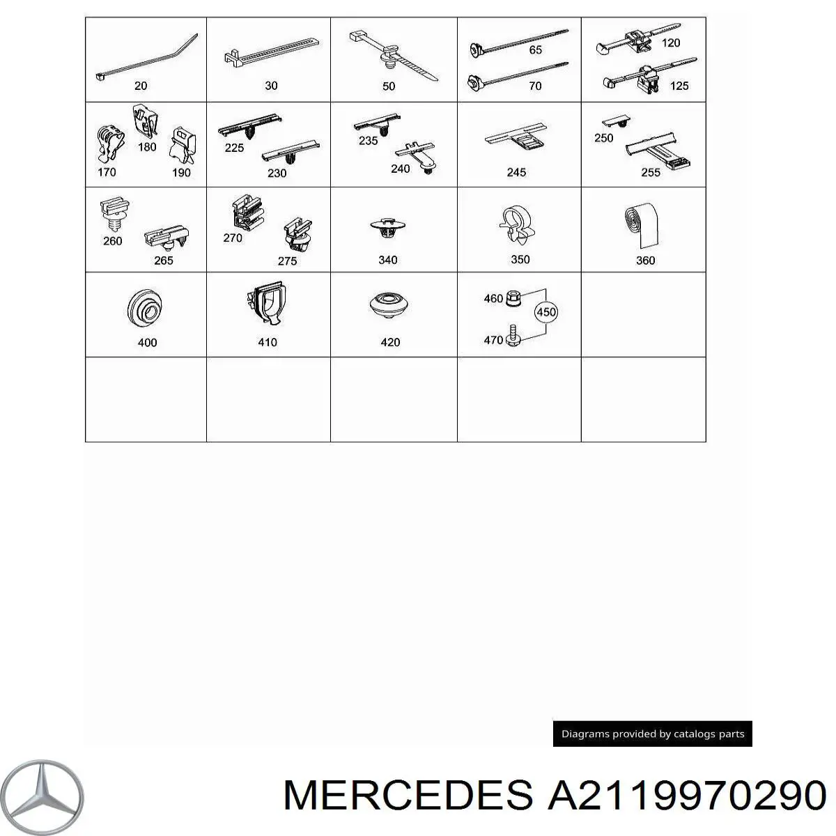 Купити A2119970290 Mercedes 