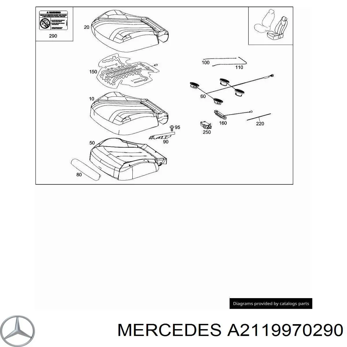 A2119970290 Mercedes 