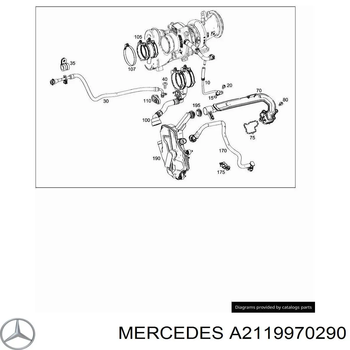  Mercedes A2119970290 ціна, від 4.29 USD