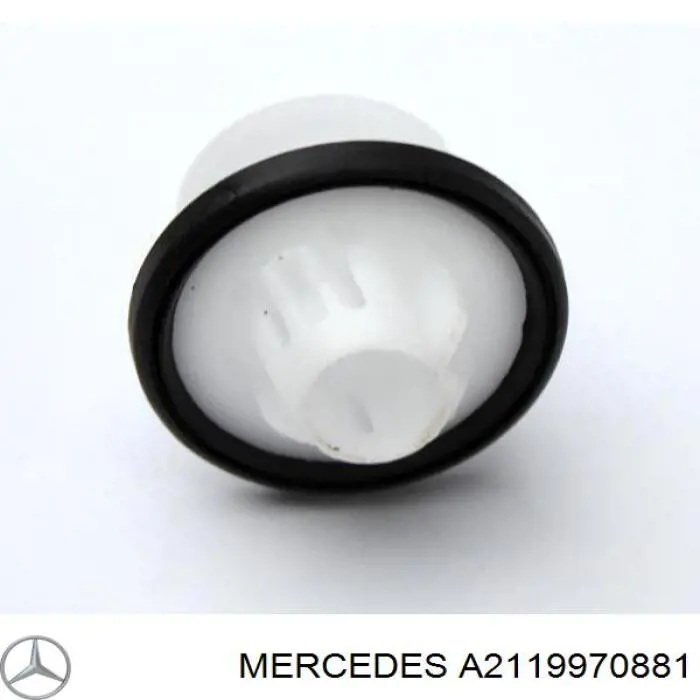 Пістон (кліп) кріплення накладок порогів Mercedes A2119970881 ціна, від 4.56 USD