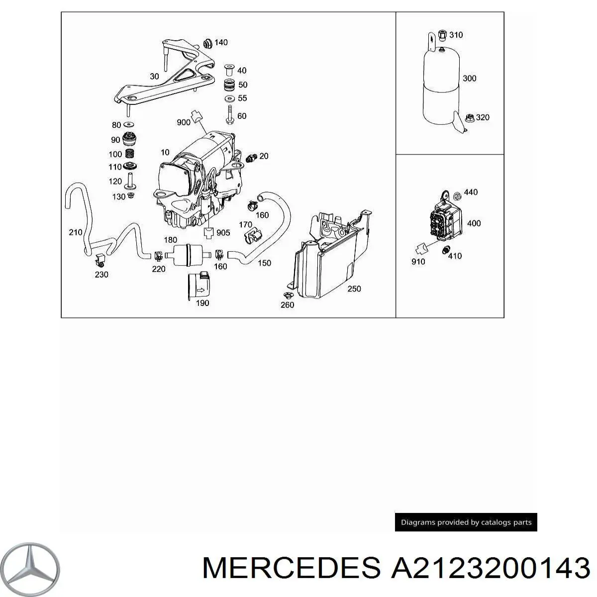  Mercedes A2123200143 ціна, від 18.62 USD