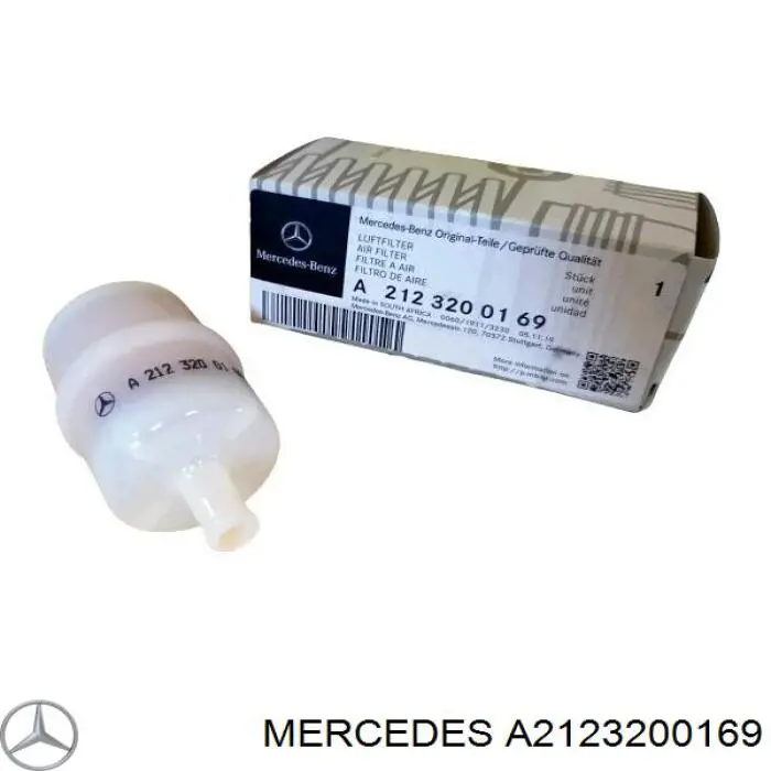 Фільтр повітряний компресора підкачки (амортизаторів) на Mercedes ML/GLE (W166)