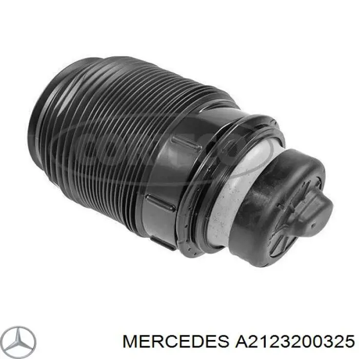 Пневморессора задня Mercedes A2123200325 ціна, від 157.29 USD