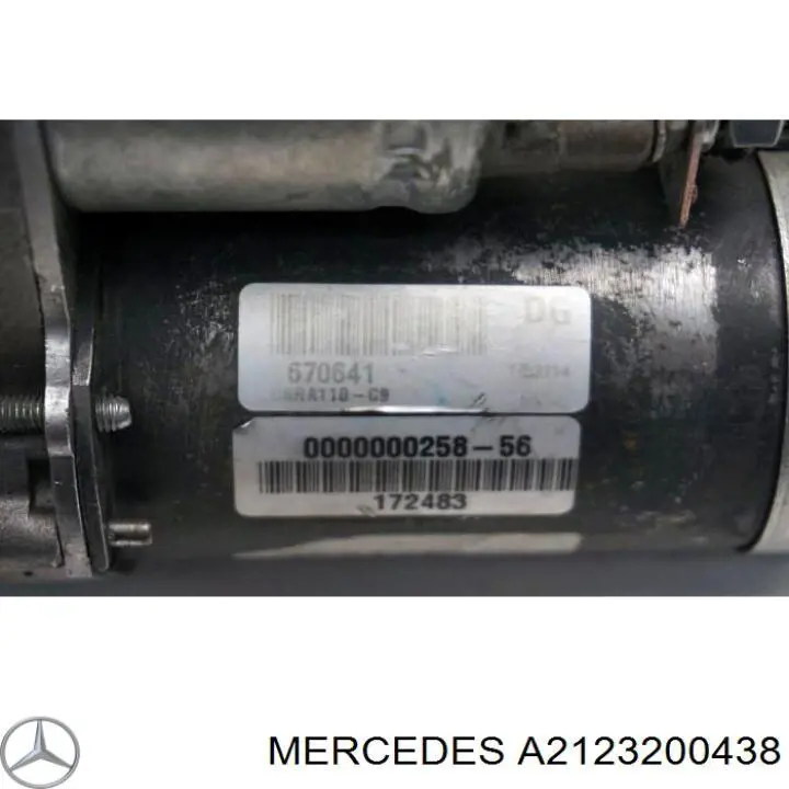  Mercedes A2123200438 ціна, від 92.80 USD