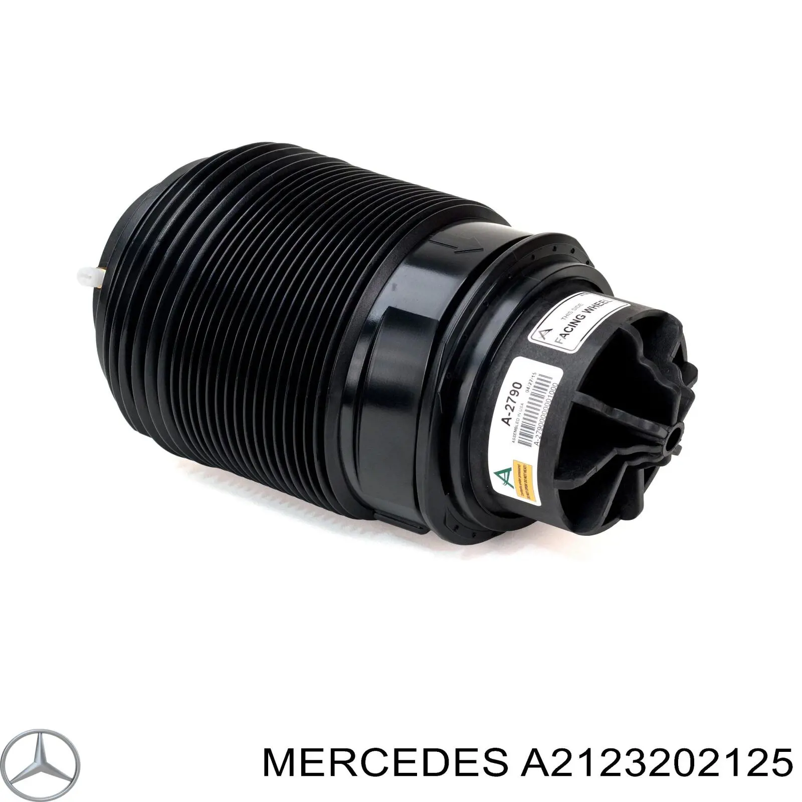 Пневморессора задня Mercedes A2123202125 ціна, від 139.36 USD