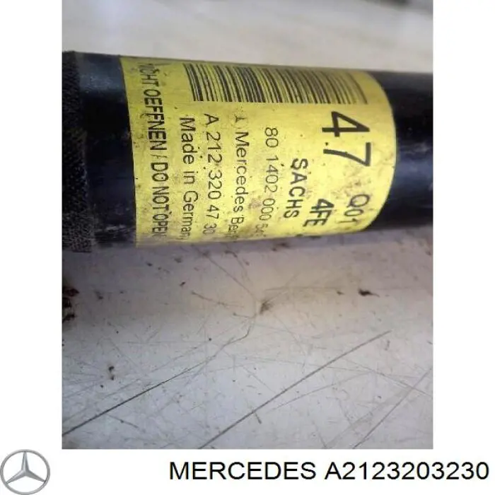 Амортизатор задній, правий Mercedes A2123203230 ціна, від 202.47 USD