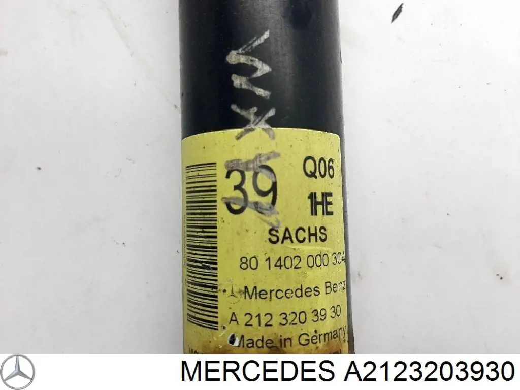 Амортизатор задній Mercedes A2123203930 ціна, від 41.81 USD