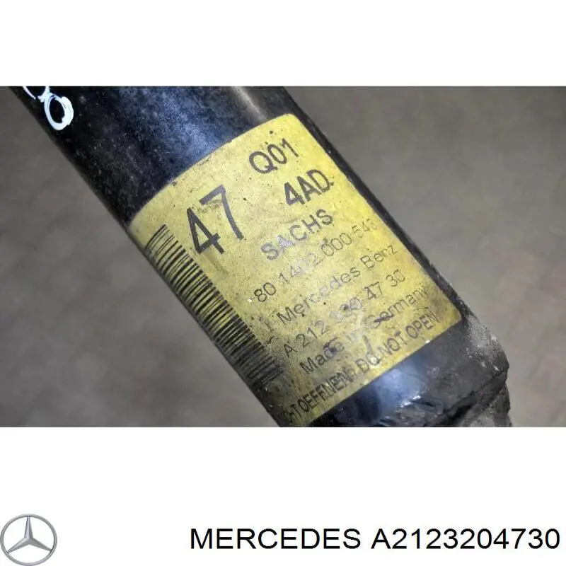 Амортизатор задній Mercedes A2123204730 ціна, від 41.81 USD