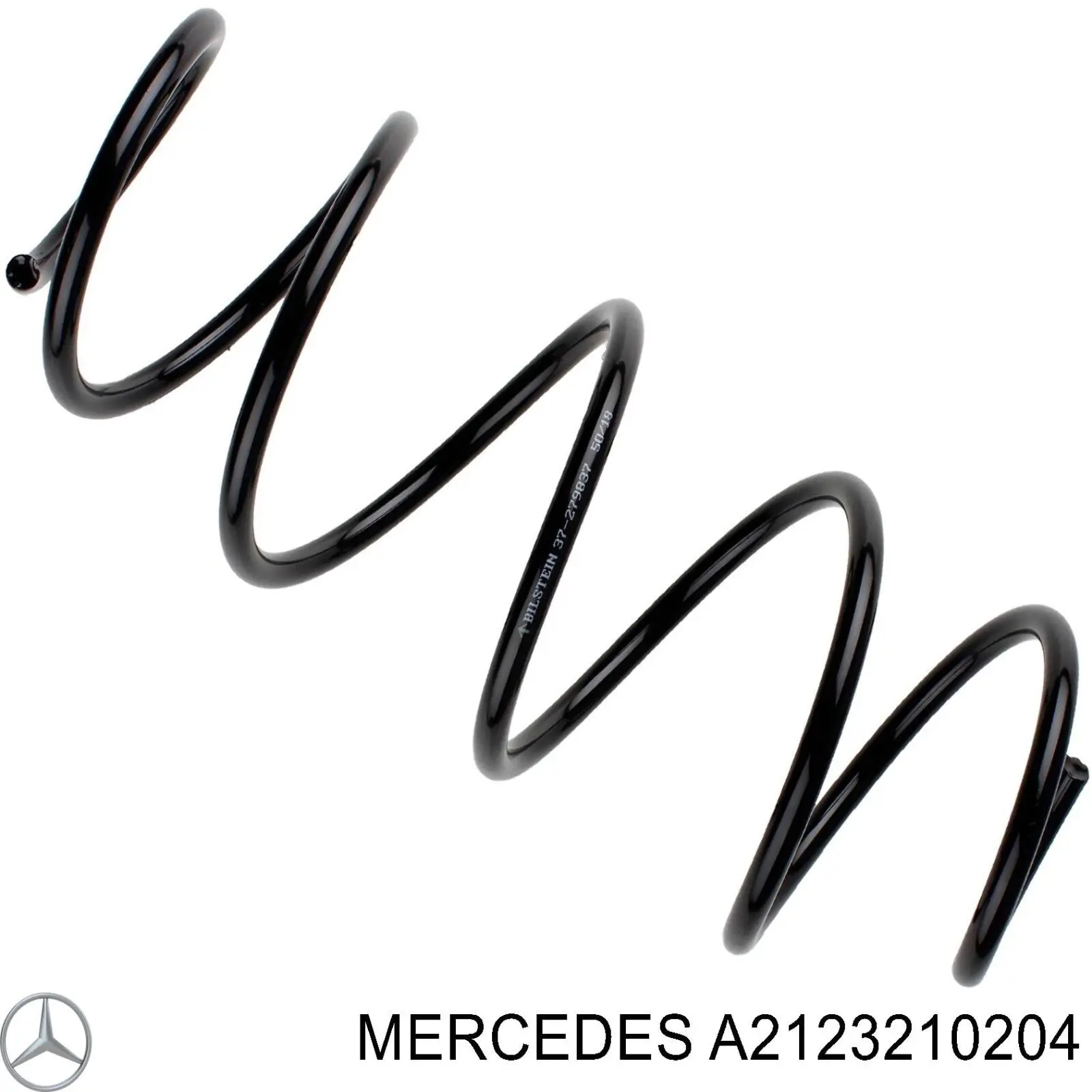 A2123210204 Mercedes Пружина амортизатора передняя