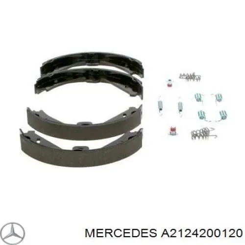 Купити A2124200120 Mercedes Гальмівні колодки гальма стоянки