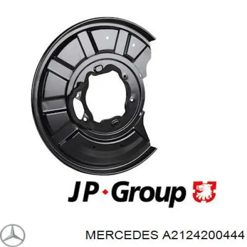 A2124200444 Mercedes Захист гальмівного диска заднього, правого