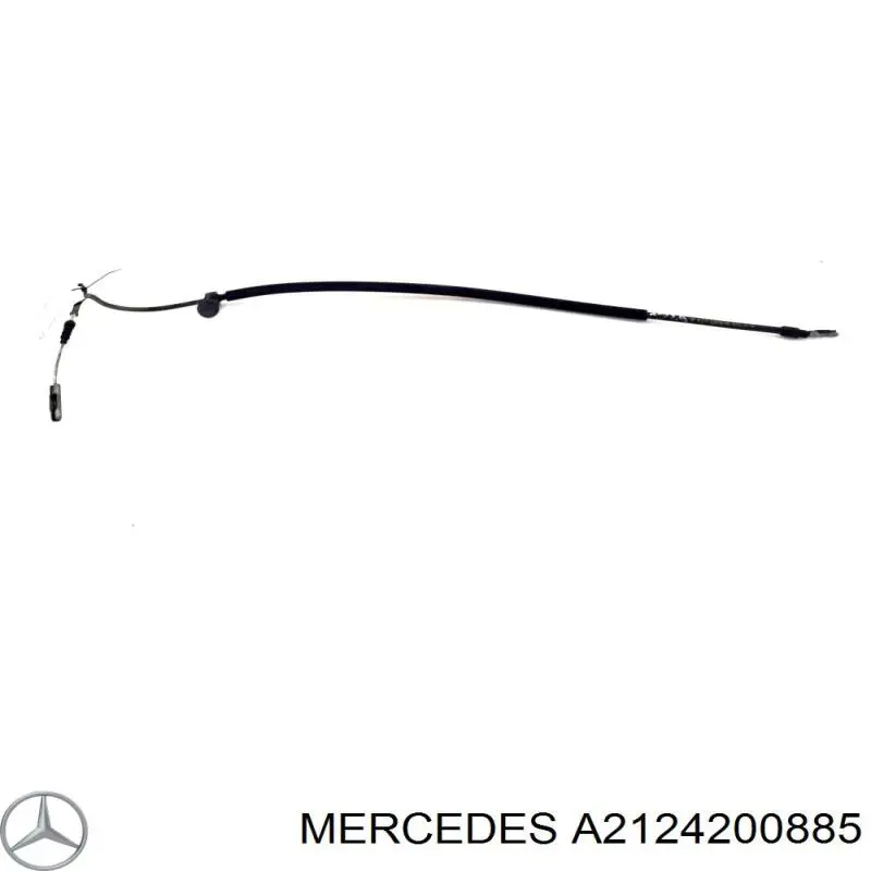 Купити A2124200885 Mercedes Трос ручного гальма передній